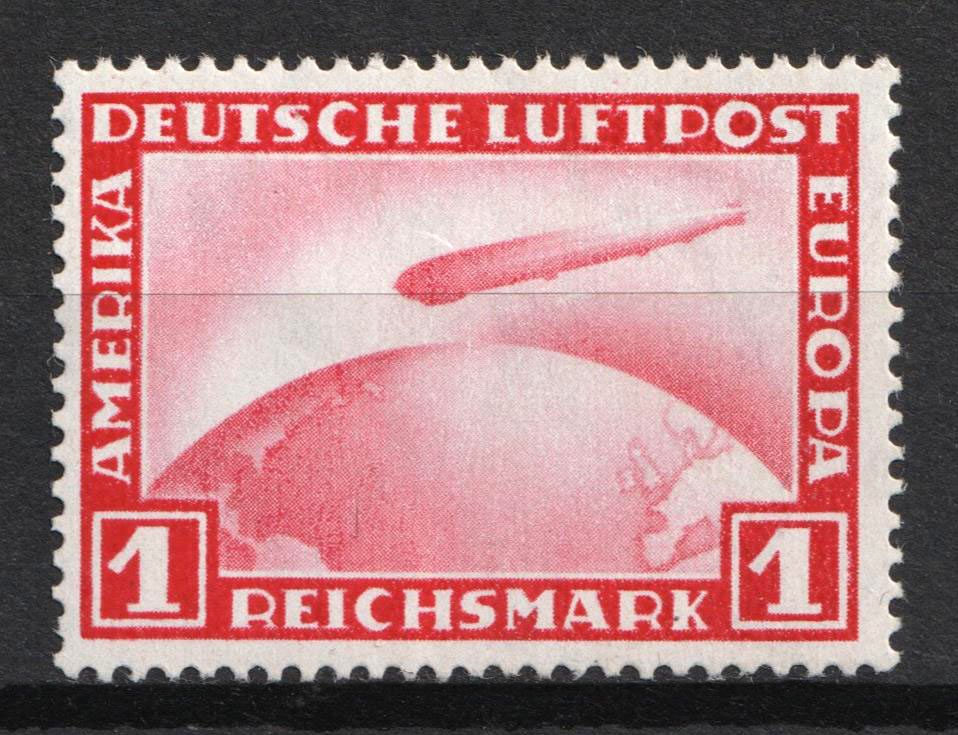 1931 1m Weimar Republic, Germany, Airmail (Full Set, MNH)