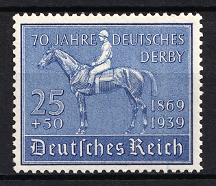 1939 25pf Third Reich, Germany (Mi. 698, Full Set, CV $30)