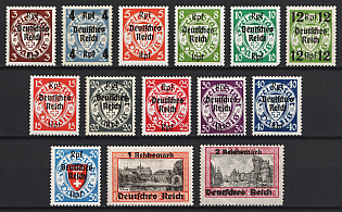 1939 Third Reich, Germany (Mi. 716 - 729, Full Set, CV $170)