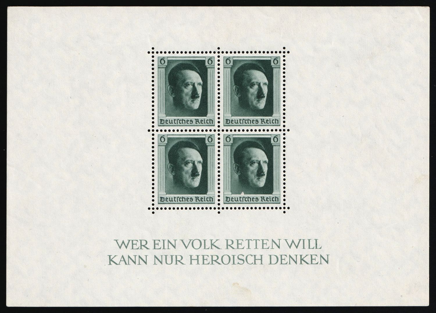 1937 Third Reich, Germany, Souvenir Sheet (Mi. Bl. 7, CV $30)