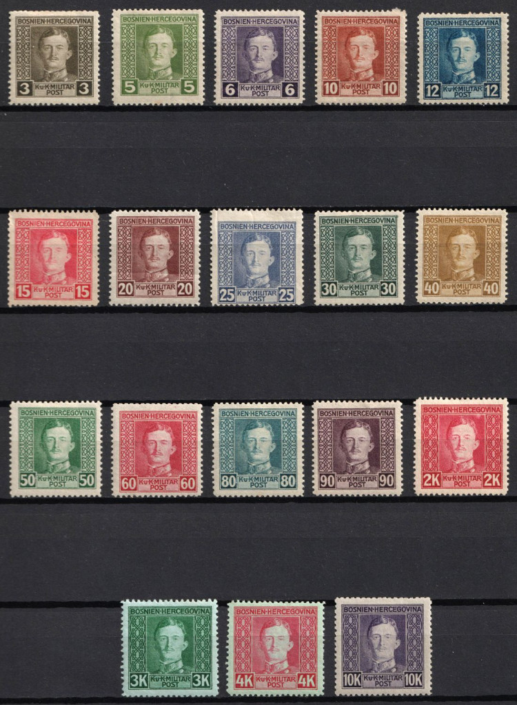 1917 Bosnia and Herzegovina (Full Set)