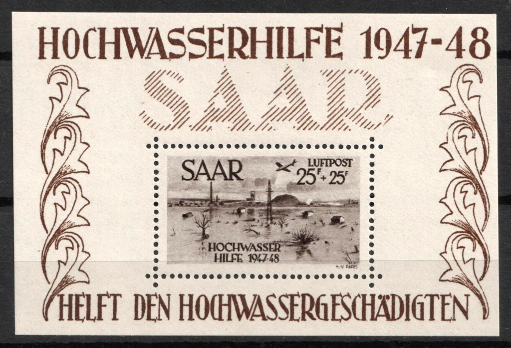 1948 Memel Souvenir Sheet