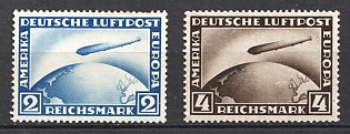 1928 Weimar Republic, Germany, Airmail, Complete Set