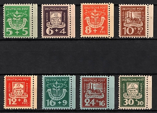 1946 Lubbenau (Spreewald), Germany Local Post (Full Set, Margins)