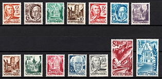 1948 Wurttemberg-Hohenzollen, French Zone of Occupation, Germany (Full Set)