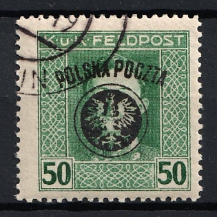 1918 50h Southern Poland, Austro-Hungarian Occupation