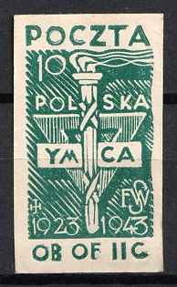 1943 10f Woldenberg, Poland, POCZTA OB.OF.II C, WWII Camp Post (Full Set, Signed)