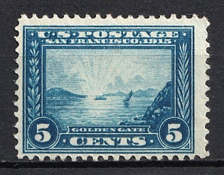1913 5c Panama-Pacific Exposition Issue, United States, USA