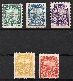 1887 Hamburg, Germany Local Post, Private City Mail