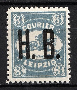 1893 Leipzig, Germany Local Post, Private City Mail