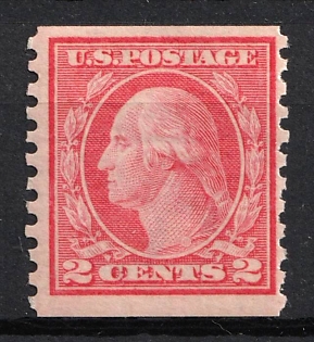 1915 2c Washington, United States, USA (Red)