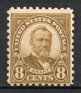 1926 8c Grant, United States, USA (Pale Olive Green)