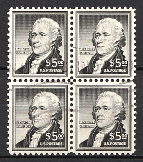 1956 5d Liberty Issue, United States, USA (Black)