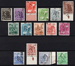 1948 District 27 Hohnstadt Main Post Office, Berlin Emergency Issue, Soviet Russian Zone of Occupation, Germany