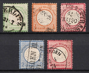 1872 German Empire, Large Breast Plates, Germany