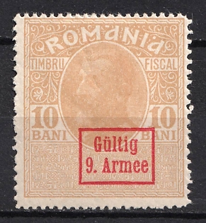 1918 10b Romania, German Occupation, Germany