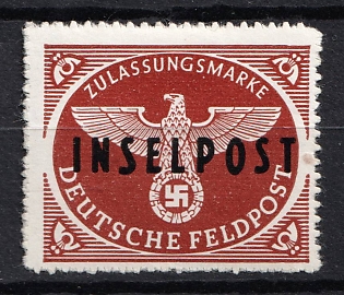 1944 Island Rhodes, Reich Military Mail Fieldpost Feldpost INSELPOST