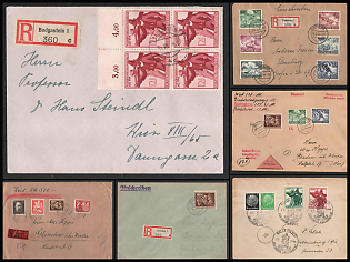 1933-1945 Commemorative Propaganda Postmark Covers Collection, Third Reich Nazi Germany