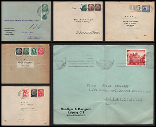 1933-1945 Commemorative Propaganda Postmark Covers Collection, Third Reich Nazi Germany