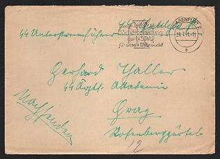 1941 (28 Jul) Third Reich, Germany, Official NSDAP Cover from Klagenfurt (Austria) to Graz