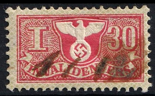 1933-1945 Invalidens' Money, Third Reich Nazi Germany Revenue Stamp