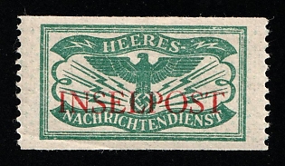1933-1945 'Army Intelligence Service', Third Reich Nazi Germany Propaganda Label Stamp