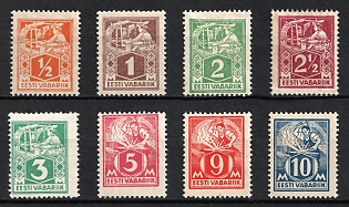 1922-24 Estonia (Full Set, Perforated)