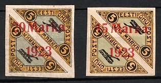 1923 Estonia, Airmail (Imerforate)