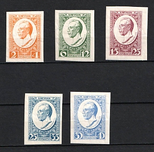 1929 Latvia (Impeforate, Full Set)