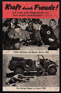 1933-45 'Strength Through Joy!', Third Reich, Germany, Leaflet