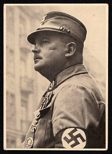 1933-1945 ''Men of the Time' Chief of Staff Rohm' Ernst Rohm Nazi Propaganda Postcard