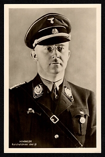 1933-1945 'Himmler, Reich Leader of the SS' Himmler Nazi Propaganda Postcard