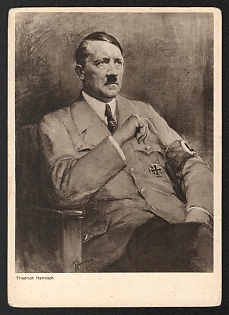 1938 'Adolf Hitler' Adolf Hitler Nazi Propaganda Postcard