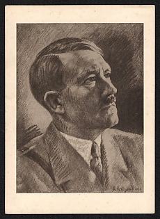 1939 'Adolf Hitler' Adolf Hitler Nazi Propaganda Postcard