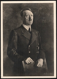 1944 'Munich. House of German Art. Rudolf Gerhard Zill' Adolf Hitler Nazi Propaganda Postcard