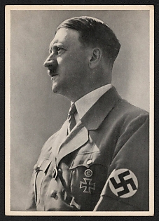 1933-1945 'Our Fuhrer' Adolf Hitler Nazi Propaganda Postcard