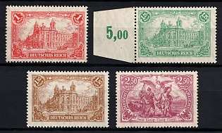 1920 Weimar Republic, Germany (Full Set, Signed, Margin, Plate Number)