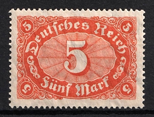 1921-22 5m Weimar Republic, Germany (Signed)
