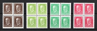 1936 Estonia (Blocks of four)