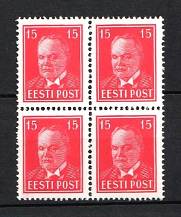 1936 Estonia (Block of Four)