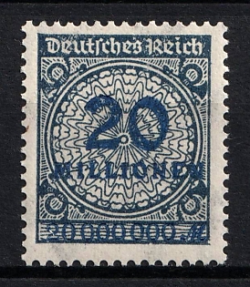 1923 20Mio Weimar Republic, Germany (Signed)