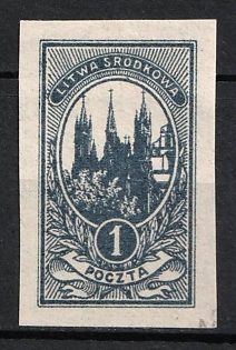 1921 1(M) Central Lithuania (PROOF)