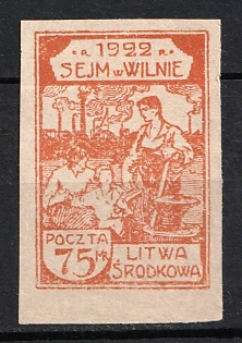 1922 Central Lithuania (PROOF)