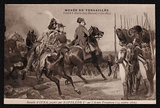 1914-1918 France 'Battle of Iena, Won by Napoleon I Over the Prussian Army (October 14, 1806)' World War I Propaganda Postcard