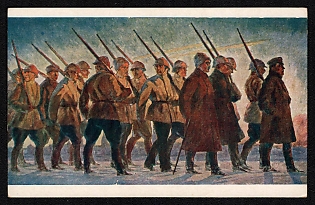 1919 France 'The third of January 1919' World War I Propaganda Postcard