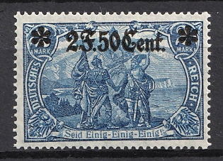 1916 2f 50c Western Lands, German Occupation, Germany (Signed)