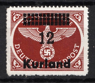 1945 Kurland, German Occupation, Germany