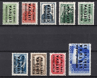 1941 Lithuania, German Occupation, Germany (Full Set)