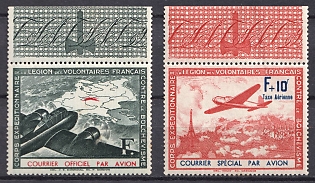 1941 French Legion, Germany, Airmail (Full Set, Margin)