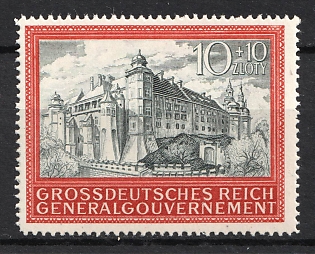1944 10zl General Government, Germany (Full Set)